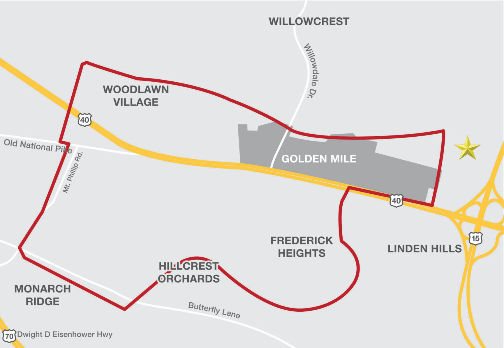 Map for medical shuttle